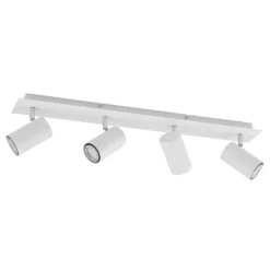 Lindby Deckenstrahler Joffrey, 70 cm, weiß, 4-flg., GU10