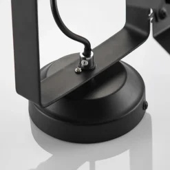 Lindby Deckenstrahler Tilen, 1-flg., schwarz, Metall, 38cm