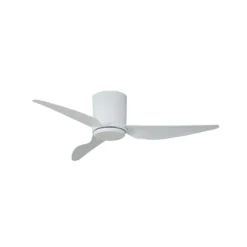 Lindby Deckenventilator Aulo, weiß, DC, leise, Ø 123 cm