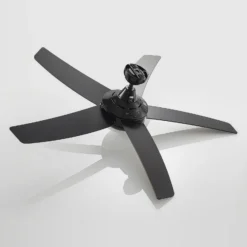 Lindby Deckenventilator mit Licht Auraya, leise, schwarz