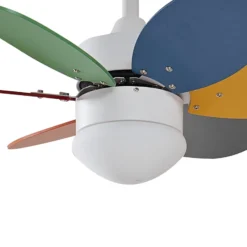 Lindby Deckenventilator mit Licht Litur, leise, Ø 77 cm, E27