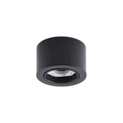 Lindby Downlight Jyla, 1-flammig, schwarz matt, GX53