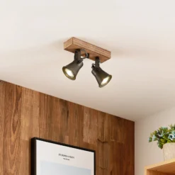 Lindby Grandesa Deckenstrahler, zweiflammig