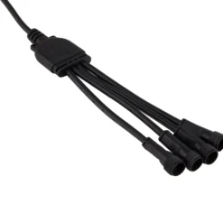 Lindby Heath LED-Erdspießleuchte, 4er-Set, schwarz