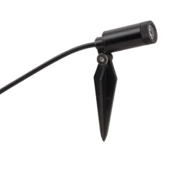 Lindby Heath LED-Erdspießleuchte, 4er-Set, schwarz