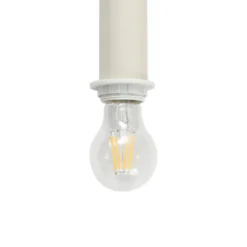 Lindby Hängelampe Ovelia, beige, 4-flammig, Metall, E27