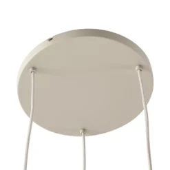 Lindby Hängelampe Ovelia, beige, 3-flammig, Metall, E27