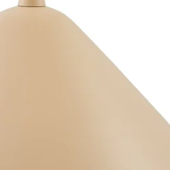 Lindby Hängeleuchte Clarine, beige, Ø 32 cm, Metall
