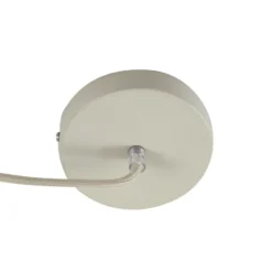 Lindby Hängeleuchte Elover, beige, Ø 45 cm, Eisen