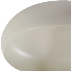 Lindby Hängeleuchte Elover, beige, Ø 45 cm, Eisen