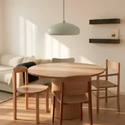 Lindby Hängeleuchte Elover, hellgrün, Ø 45 cm, Eisen