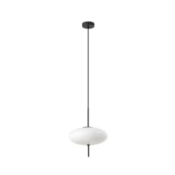 Lindby Hängeleuchte Hikari, Ø 30 cm, weiß, Glas, E14