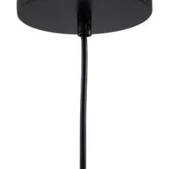 Lindby Hängeleuchte Jarl, braun, Metall, Ø 35 cm, G9