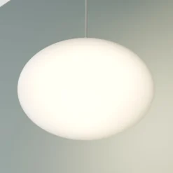 Lindby Hängeleuchte Sonika, Ø 40 cm, nickelfarben, Glas, E27