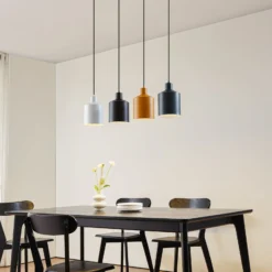 Lindby Hängeleuchte Tirane, bunt, Metall, Länge 94 cm, E27