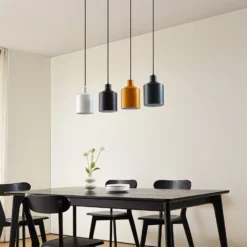 Lindby Hängeleuchte Tirane, bunt, Metall, Länge 94 cm, E27