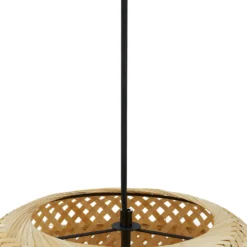 Lindby Hängeleuchte Venora, Ø 40 cm, einstufig, Bambus,E27