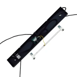 Lindby Hängeleuchte Venora, länglich, 3-flg., 15 cm, Bambus