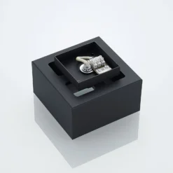 Lindby Kasi Deckenleuchte, schwarz 1-fl. 14 x 14cm