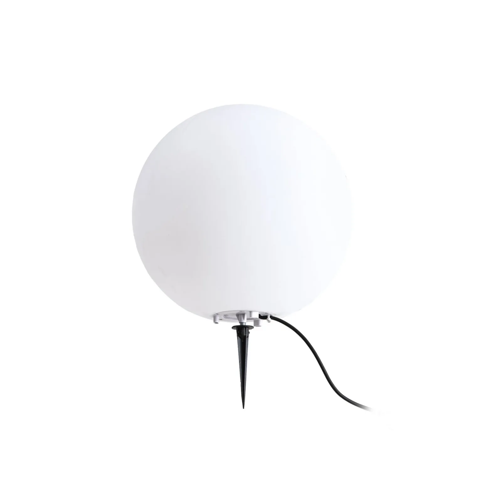 Lindby Kugelleuchte Valyra, Ø 40 cm, IP54, Erdspieß