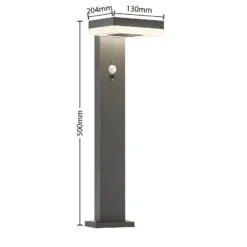 Lindby Laira LED-Solar-Sockelleuchte, 50 cm