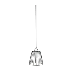 Lindby LED-Akku-Außenhängeleuchte Levino, schwarz, Metall