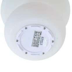 Lindby LED-Akku-Außentischlampe Vernate, RGBW, weiß, dimmbar