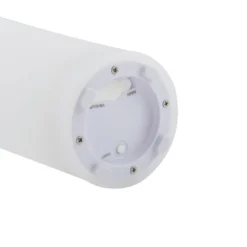 Lindby LED-Akku-Blumenvase Florista, RGB, IP54, Ø 12cm, weiß