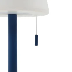 Lindby LED-Akkulampe Azalea blau Alu CCT höhenverstellbar