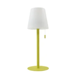 Lindby LED-Akkulampe Azalea gelb Alu CCT höhenverstellbar