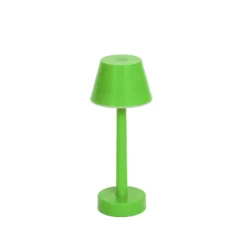 Lindby LED-Akkuleuchte Gaja, grün, USB, IP44, RGBW, dimmbar
