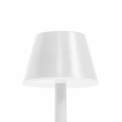 Lindby LED-Akkuleuchte Gaja, weiß, USB, IP44, RGBW, dimmbar