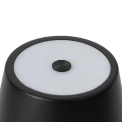 Lindby LED-Akkutischlampe Janea TWIN, schwarz, Metall