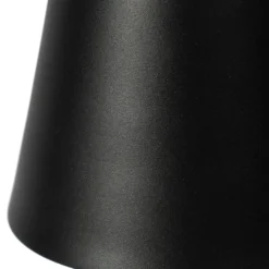 Lindby LED-Akkutischlampe Janea TWIN, schwarz, Metall