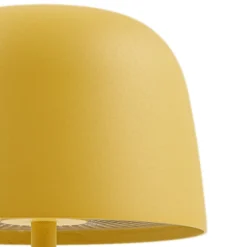 Lindby LED-Akku-Tischleuchte Arietty, gelb, dimmbar, IP65