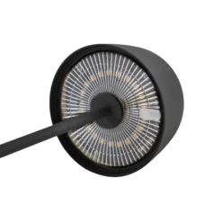 Lindby LED-Akku-Tischleuchte Arietty, schwarz, dimmbar, IP65