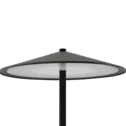 Lindby LED-Akkutischleuchte Ayva, schwarz, Aluminium, IP44