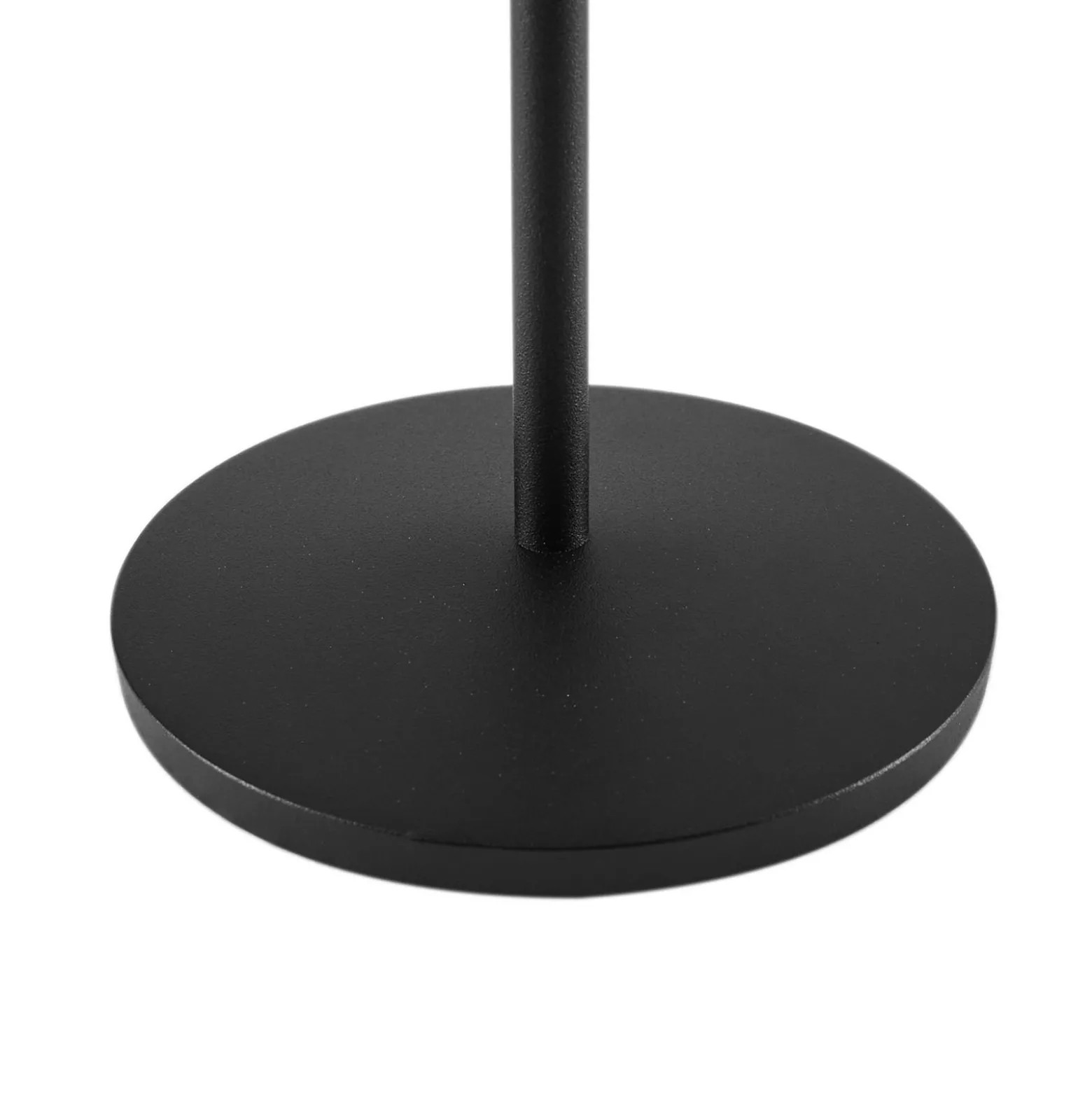 Lindby LED-Akku-Tischleuchte Esali, schwarz, Metall, IP65