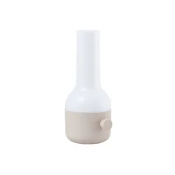 Lindby LED-Akku-Tischleuchte Isaline, beige, dimmbar, IP44