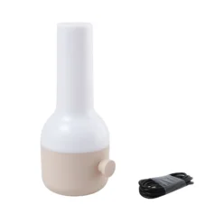 Lindby LED-Akku-Tischleuchte Isaline, beige, dimmbar, IP44