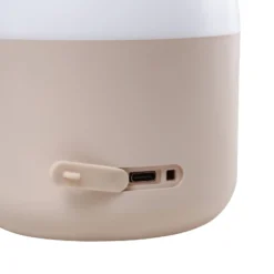Lindby LED-Akku-Tischleuchte Isaline, beige, dimmbar, IP44