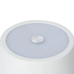 Lindby LED-Akkutischleuchte Janea TWIN, weiß, Metall