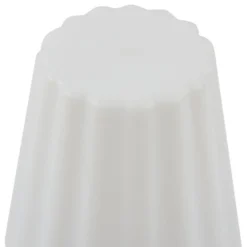 Lindby LED-Akku-Tischleuchte Jovem, weiß, Kunststoff, RGB