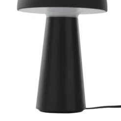 Lindby LED-Akkutischleuchte Zyre, schwarz, IP44, Touchdimmer