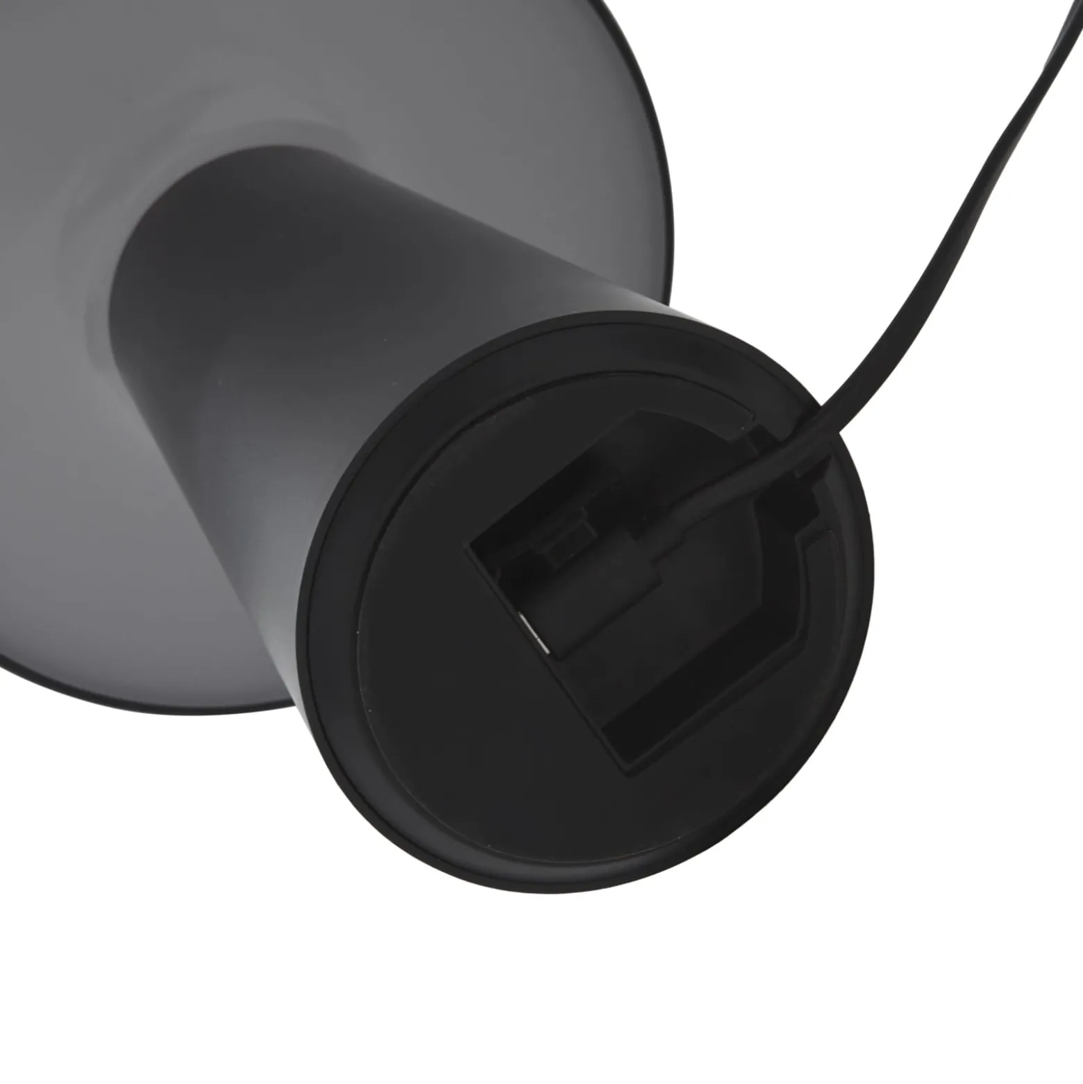 Lindby LED-Akkutischleuchte Zyre, schwarz, IP44, Touchdimmer