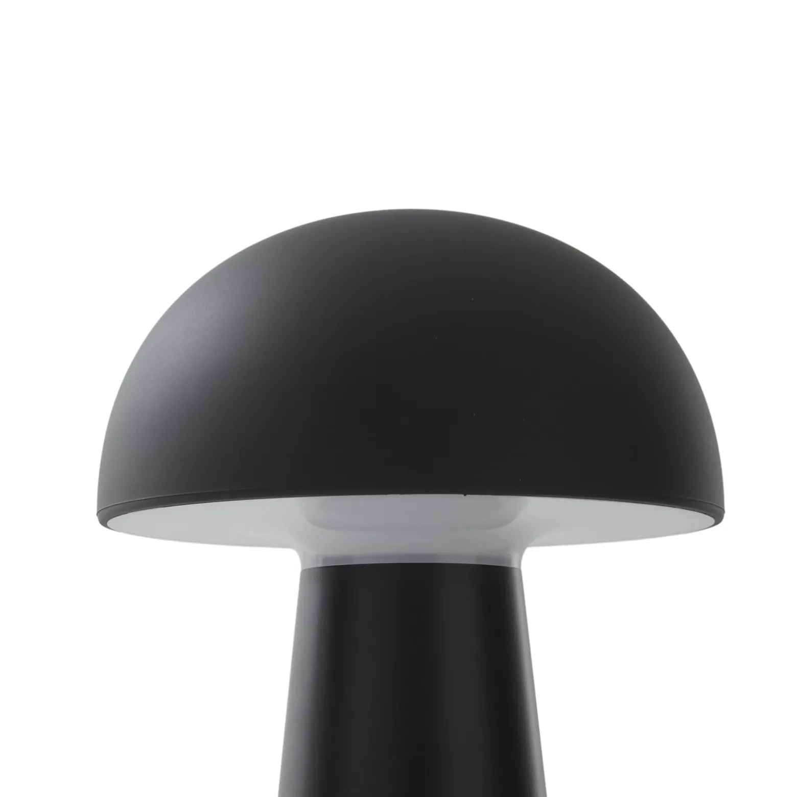 Lindby LED-Akkutischleuchte Zyre, schwarz, IP44, Touchdimmer
