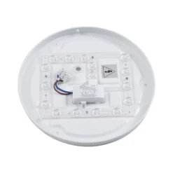 Lindby LED-Außendeckenleuchte Doki, 26 cm, weiß, Kunststoff