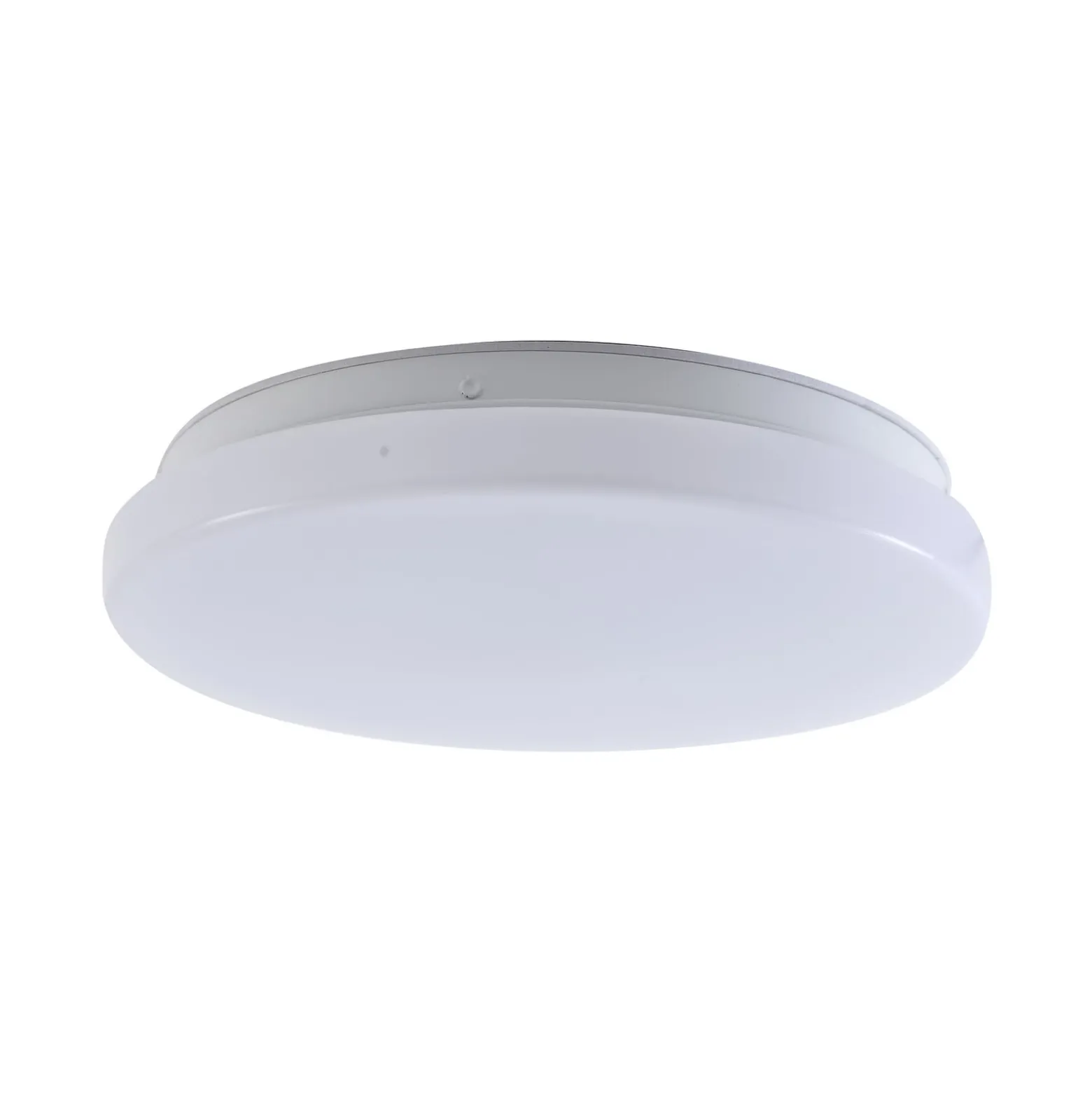 Lindby LED-Außendeckenleuchte Kirkola, 3000 K, Ø 26 cm, weiß