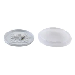 Lindby LED-Außendeckenleuchte Kirkola, 4000 K, Ø 26 cm, weiß