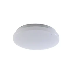 Lindby LED-Außendeckenleuchte Kirkola, 4000 K, Ø 26 cm, weiß